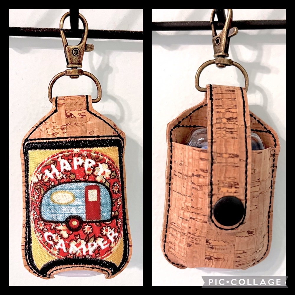 Hand Sanitizer Holder perfect for purse, backpack, diaper bag, keys etc
